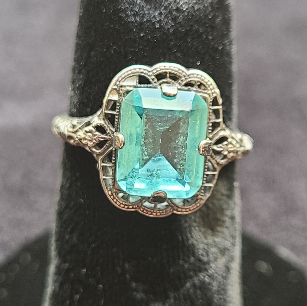 Art Deco Antique Sterling Ring
